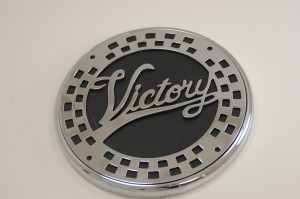 Victory Round Engine Cover Black Chrome Victory Motorcycle Accessories Aftermarket