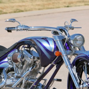 arlen ness rad 2 II chrome mirror victory motorcycle 