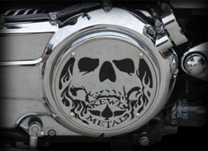 Victory Side Cover 3D Skull Victory Motorcycle Parts Accessories Aftermarket