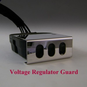 Voltage Regulator Cover, Polished Slot Style