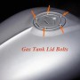 Gas Tank Lid Bolts - Chrome
