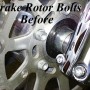 Brake Rotor Bolts-Chrome