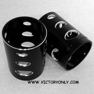 Victory Flat Black Hot Rod Exhaust Tips