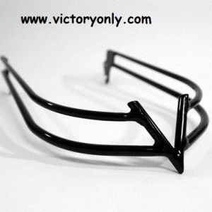 Victory "V" Flat Black Front Bumper