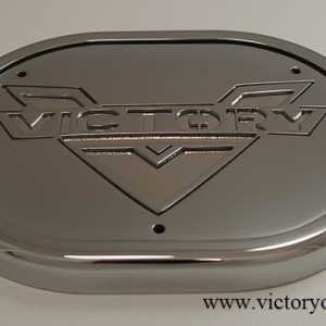 Victory Oval Engine Cover Chrome Victory Motorcycle Aftermarket Accessories Victory Kingpin Cross Country Boardwalk