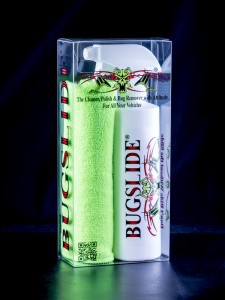Is exactly that, a convenient way to carry BUGSLIDE cleaner, polish and bug remover 