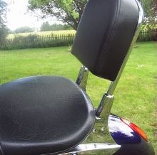 Victory Motorcycle sissy bar and pad