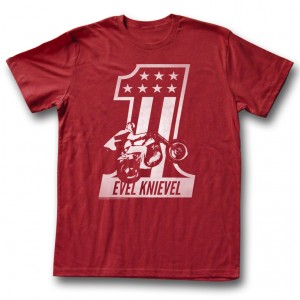 Evel Knievel Retro Mens Tee Shirt