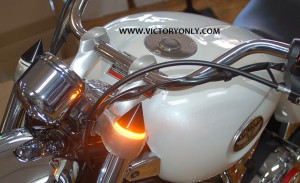 LED FORK CAP LIGHT VICTORY MOTORCYCLE CUSTOM NEW TURN SIGNAL LIHGTS VICTORY MOTORCYCLE CUSTOM PARTS