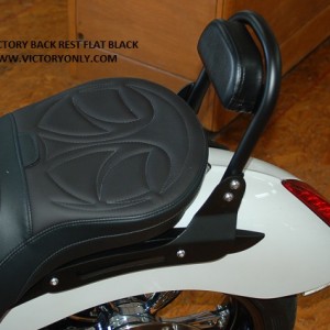Sissybar Backrest Vegas Highball Kingpin Black or Chrome Victory Parts Victory Accessories Victory Aftermarket Victory Motorcycle Parts Victory Motorcycle Accessories Victory Motorcycle Aftermarket