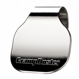 The Crampbuster CB2-C fits most bikes with standard grips, metric bikes too. The CB2-c wide paddle, fits 1 3/8 or smaller diameter, 2 1/4 inches wide by 3 inches long, color: chrome finish on plastic.