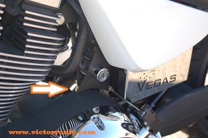 key relocation bracket installed victory motorcycle custom victory vegas motorcycle only 2009 owens lowered led
