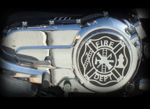 Victory Motorcycles Engine Cover Fire Department