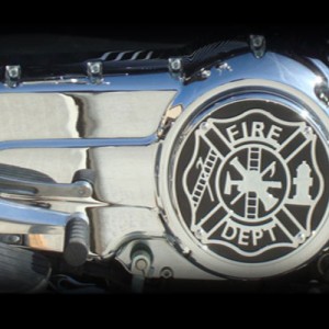 Victory Motorcycles Engine Cover Fire Department