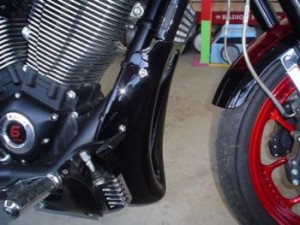 lower chin spoilers dress up the front of any Victory motorcycle