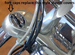time temp fork cover cap victory motorcycle