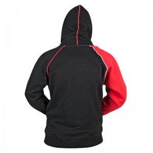  armored motorcycle hoody features a cotton-poly blend frame with YKK Zippers and zippered hand warmer pockets.