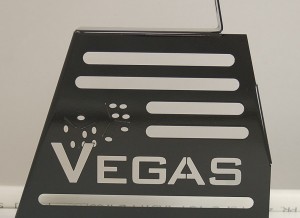 Made in USA vegas oil cooler cover black victory motorcycle vegas 8 ball 8 001