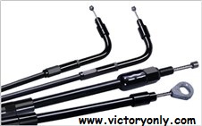 victory clutch choke idle throttle stainless black standard length or extended victory classic cruiser standard v92c 1999 2000 2001 2002 2003