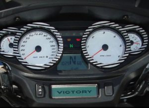 gauges on your Victory Motorcycle Cross Country and Cross Country tour