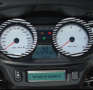 gauges on your Victory Motorcycle Cross Country and Cross Country tour