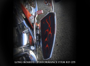 long floorboard victory motorcycle kingpin boardwalk vegas custom chrome red or black