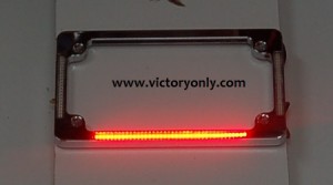 victory motorcycle parts and accessories License Plate frame Chrome Turn Signals & Brake Light